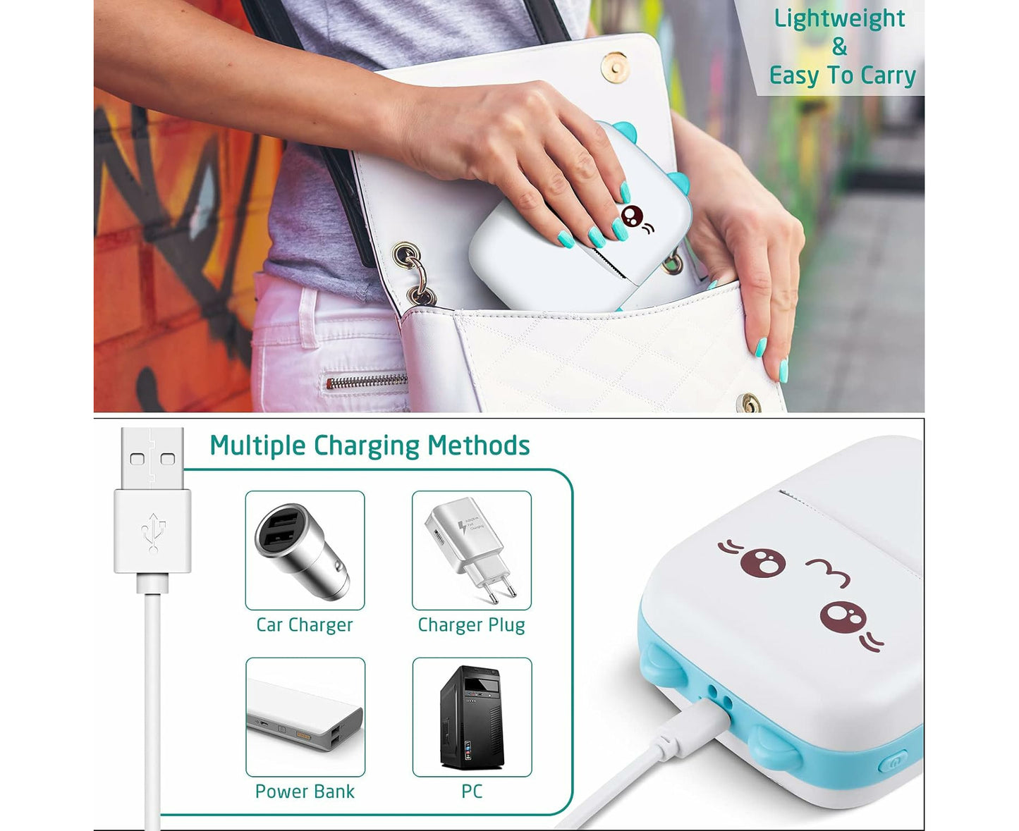Mini Portable Thermal Printer